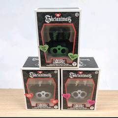 SEALED Skelanimals Marcy COMPLETE Set 3 Figures Glow in the Dark Day of the Dead