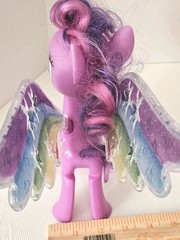 My Little Pony G4 Twilight Sparkle Rainbow Wing Princess- 8” Lights Up