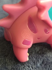 Vintage 1999 Pokemon Burger King Nidorino Keychain With Pokeball