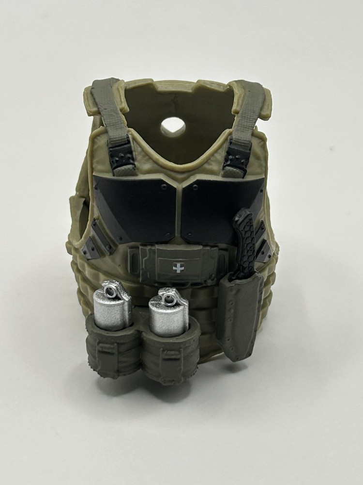 Valaverse Action Force Tactical Vest With Knife & Tear Gas (Z) Fodder 1/12 Scale