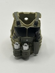 Valaverse Action Force Tactical Vest With Knife & Tear Gas (Z) Fodder 1/12 Scale