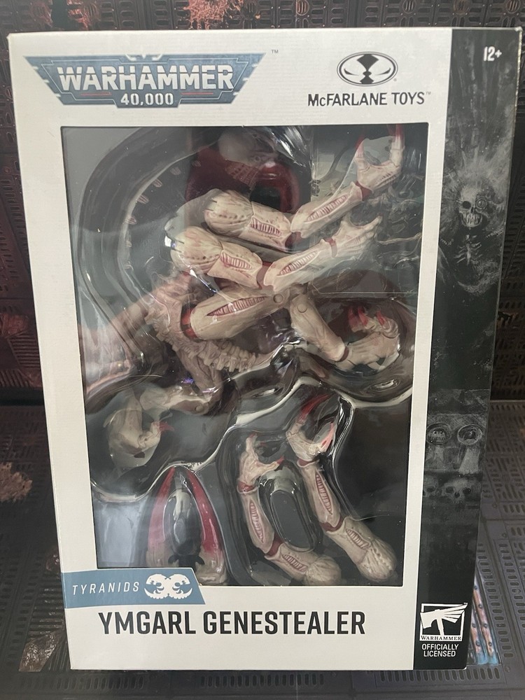 Mcfarlane Warhammer 40K Tyranids Ymgarl Genestealer 7” Figure Bone Sword 40000