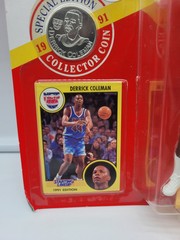 VTG 1991 Derrick Coleman NJ Nets Starting Lineup Special Edition Figure Coin