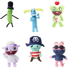 25CM HTF Happy Tree Friends Anime Happy Tree Friends Soldier Fliqpy Plush Toys