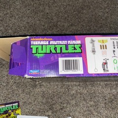 Teenage Mutant Ninja Turtles TMNT Fire Escape Free Fall Parts Still Straped Down