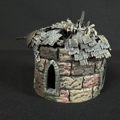 Todd McFarlane Production Toys Ruined Stone Hut Tabletop Fantasy Terrain 2005