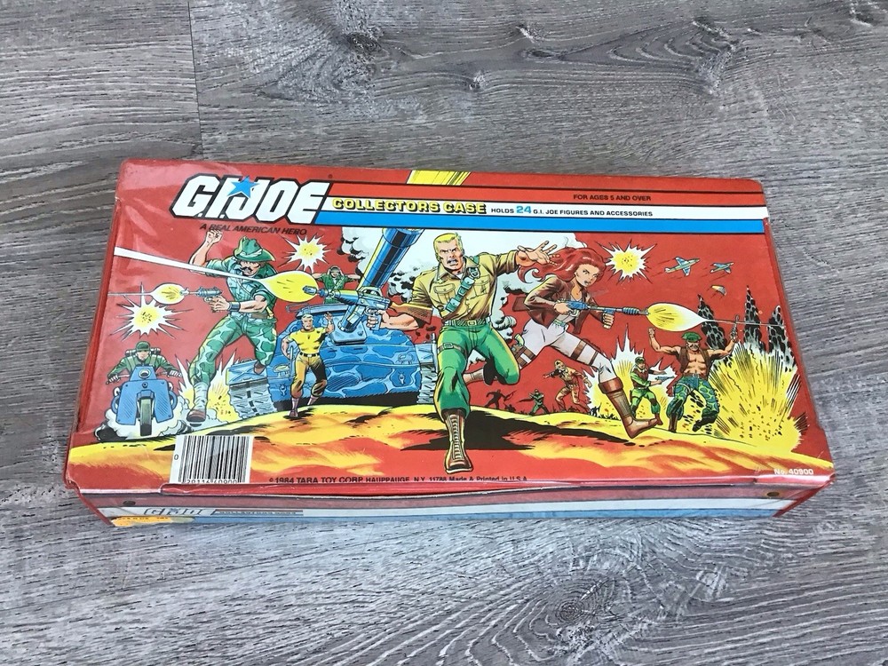 1984 GI Joe 3.75″ Action Figure Collector’s Case with Trays Tara Toys Vintage
