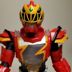 Power Rangers Dino Fury 12″ Figure Spiral Strike Red Ranger Lights Up Descript!