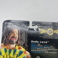 WWE Classic Superstars DUDE LOVE MANKIND Limited Edition Jakks Pacific! Box Wear