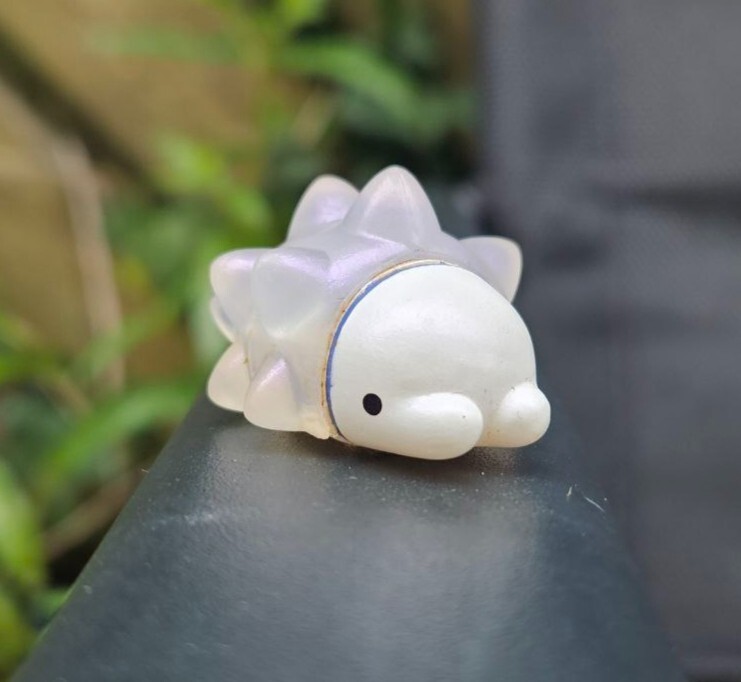 TM Pokemon Jazwares LLC Snom Figure. Pearl Version. Pokemon SNOM MONSTER