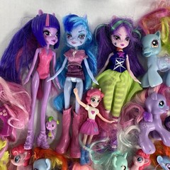 Mixed Lot of My Little Pony MLP Mixed Figures Various Sizes & Types
