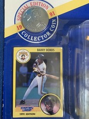 1991 Special Edition Barry Bonds Pirates Starting Lineup Figure Coin & Card