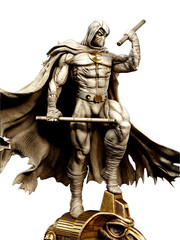 3D Printed Fan Art Moon Knight Sculpture by Wicked3d