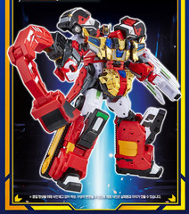 Metal Cardbot S FLAMENOVA Fire Car Transformer Robot Toy [Fast Shipping]