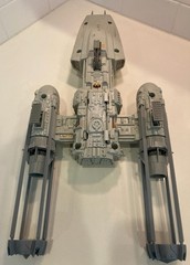 Vintage 1983 Star Wars ROTJ Y-Wing Fighter working sound & gun movement
