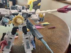 Transformers Multicolored Glitter Blast Effects