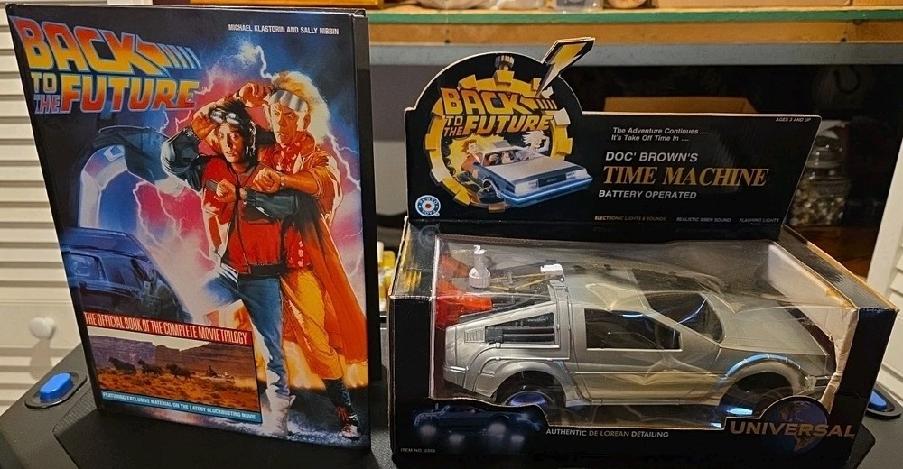 Doc Browns Battery Operated Time Machine; Back To The Future/Book