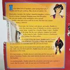 Aladdin Jasmine & Rajah Action Figures Disney Vintage Mattel 1993