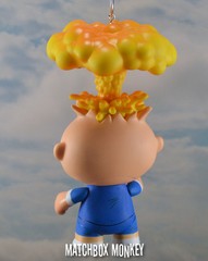 GPK Adam Bomb Christmas Ornament Garbage Pail Kids Figure Adorno Blasted Billy