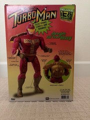 Tiger Electronics 80-618 1996 13 1/2in Talking Turbo Man Action Figure