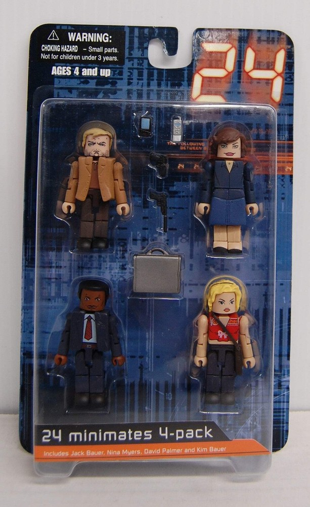 Minimates 24 Season 1 TV Show 4-Pack Minifigure Set 2007