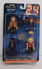 Minimates 24 Season 1 TV Show 4-Pack Minifigure Set 2007