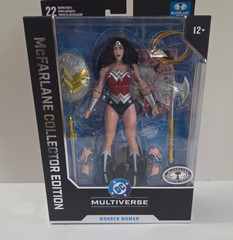 DC McFarlane Collector Edition Platinum Wonder Woman Figure new & Sealed