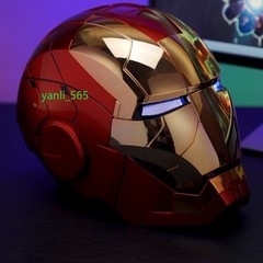 Iron Man 1:1 MK5 Jarvis Deformable Voice Control Wearable Helmet Christmas Mask-