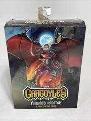 NECA Gargoyles Armored Xanatos Ultimate Action Figure w/ Arm Cannon Box Wear
