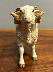 Papo Ram Sheep Goat Figure Farmyard Friends 3 1/2″ Farm Animal Figurine Toy