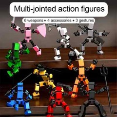 3d Printed Robot Toy Articulated Movable Action Figure Shapeshift dummy toys Kit