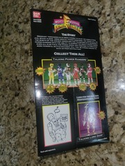 NEW Vintage 1995 Power Rangers Talking Black Ranger 8 inch Action Figure Bandai