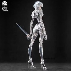 AI Agent Female C1 Transparent Version 1/12 Figure Articulated Collectible Model