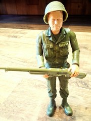 VTG Marx Stony Stonewall Smith 12″ 1/6 Army Action Figure w/Accessories & Manual