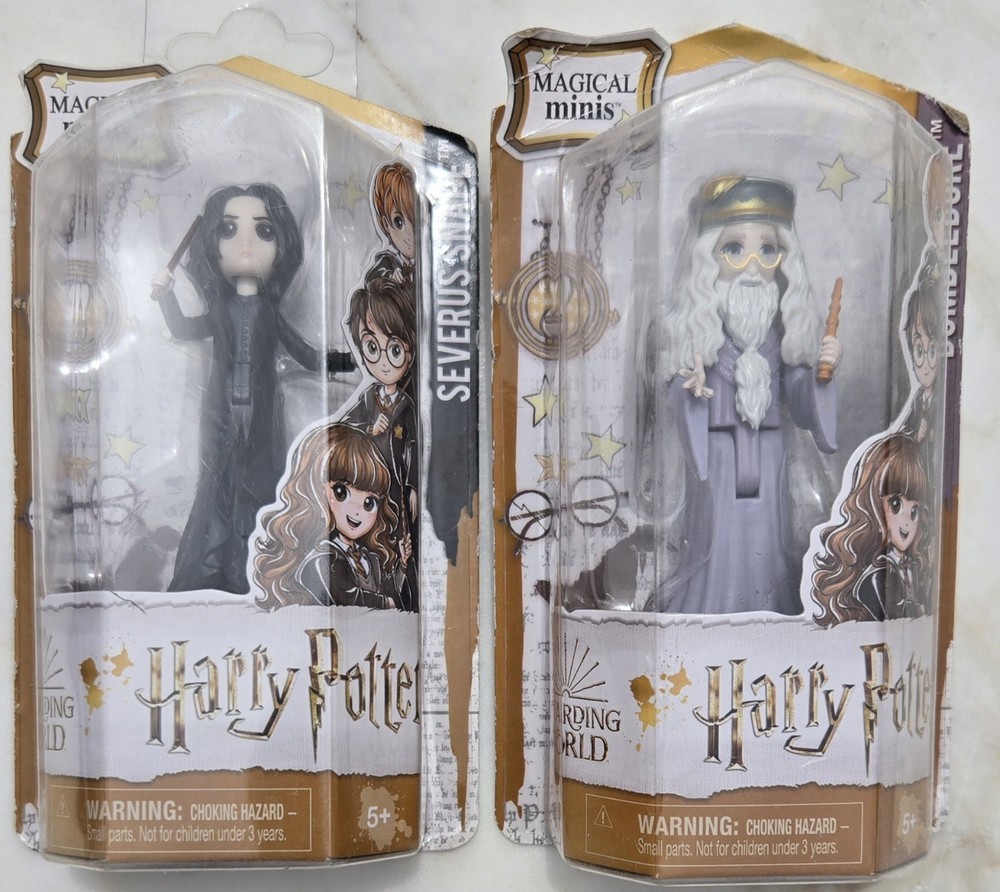 New 2021 Harry Potter Wizarding World SEVERUS SNAPE DUMBLEDORE Magical Minis 3″
