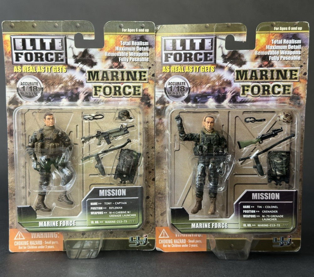 BBI Elite Force 1:18 Modern US Marine Corps Soldiers Rifleman & Grenadier Figure