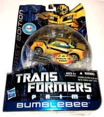 Transformers Prime Bumblebee First Edition figure sports car autobot DENT CARD