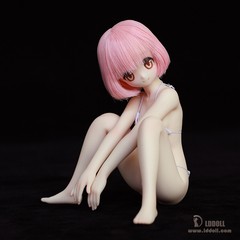 LDDOLL 22S 1/6 Girl Silicone Body Figure Model Pink Skin 22cm Details No Head