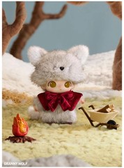 POP MART Dimoo The Secret Theatre Club Series Pendant Plush Doll – Granny Wolf