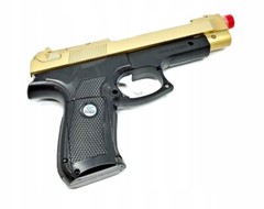 Toy Pistol Hand Gun Battery Lights Sound Gift Pretend Play Kids Game Action Toy