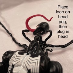 NEW-Marvel Legends Symbiote Back Tendril Effect ActionFigure Accessory HANDMADE