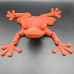 Tree Frog Articulated Figure 3D Printed Handmade Collectable – Multiple colors