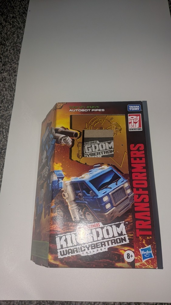 Transformers Kingdom War for Cybertron Autobot Pipes COMPLETE
