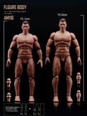 USA ANT 1/12 Male Action Figure Body Model 6in Flexible Muscular Strong Soldier