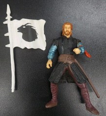 Vintage 1996 Action Figure Dragonheart Brave Knight BOWEN & White Flag