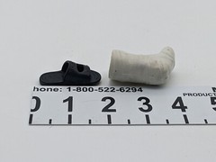 1990’s 1/6 SCALE HASBRO GI JOE PLASTIC FOOT CAST ACCESSORY + 1-PAIR SANDALS