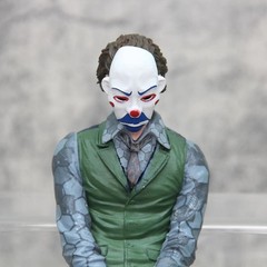 Dark Knight Joker Sitting Figure 24cm DC Heath Ledger PVC Collectible Model Toys