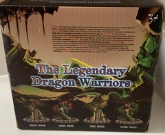 The Legendary Dragon Warriors Red Green Winged Toy 4” Figurine New In Box Age 3+