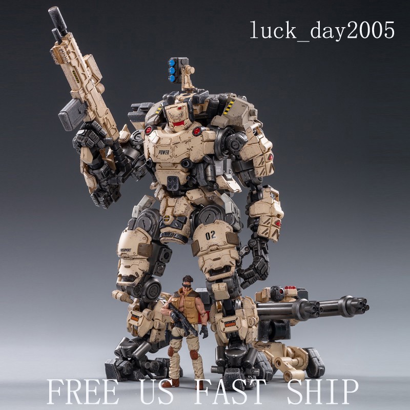 JOYTOY Steel Bone Armour Desert Ver Mecha 9″ Robot & Pilot 1/25 Figure US SHIP