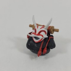 LN Fortnite White Fang Back Bling fits 4″ Solo Figure